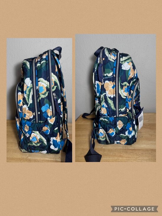 Vera Bradley Campus Backpack in Immersed Blooms NWT - Performance Twill main image 7